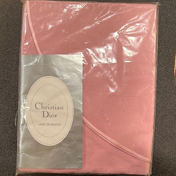 Dior Other - Christian Dior Vintage Pink Luxurious Tablecloth